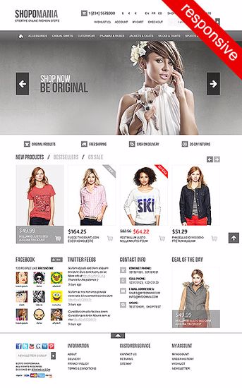 Picture of Shopomania Responsive Theme Version 3.30