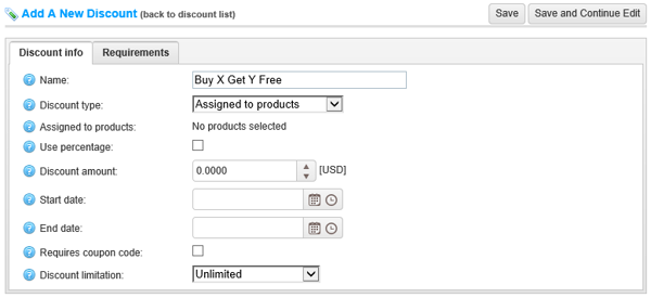 Picture of Buy X Get Y Free Discount Plugin